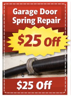 Coupon - Garage Door Spring Repair $25 Off
